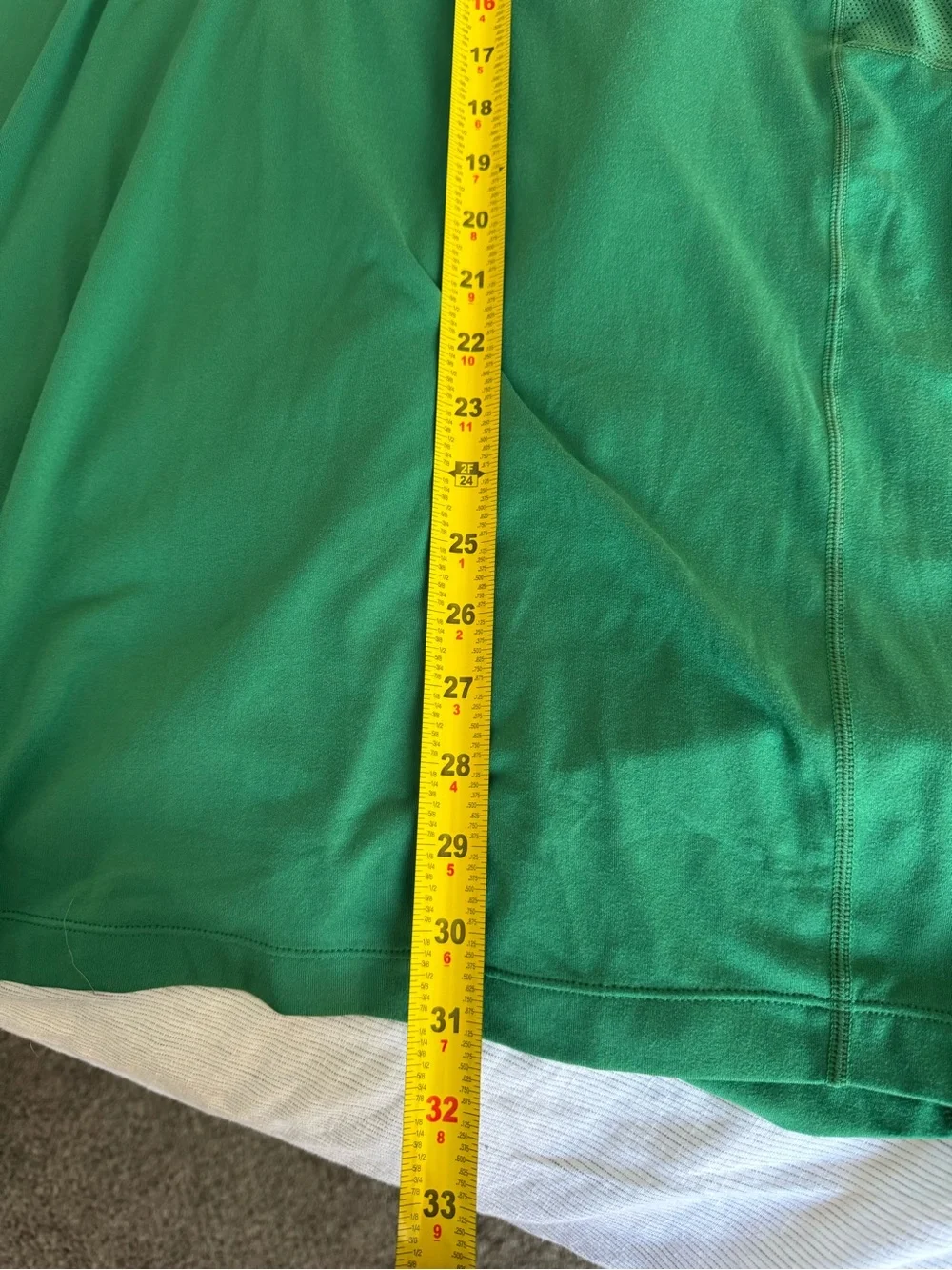 Men's Green Quarter-Zip Performance Pullover